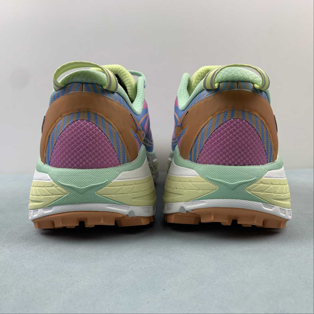 HOKA Mafate Speed 2 Sneakers - Pink, Blue & Mint Green
