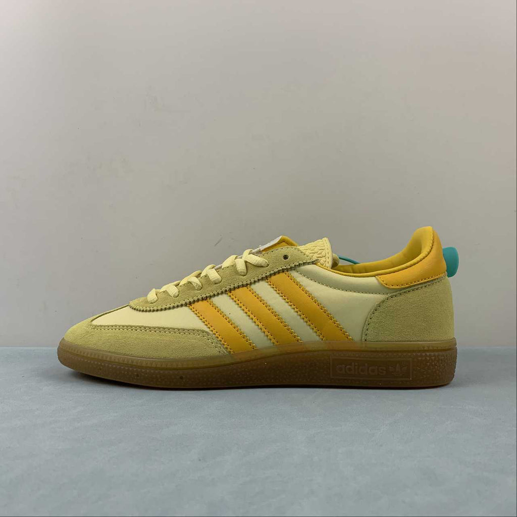 Adidas Handball Spezial Sneakers - Pale Yellow / Gold / Gum  GY7407