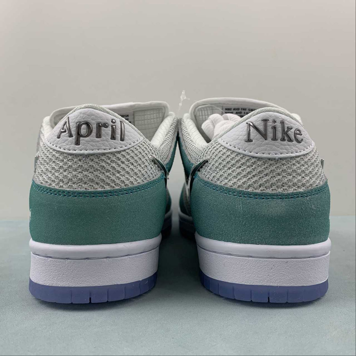 Nike SB Dunk Low Pro April – Teal, White & Metallic Silver  FD2562-400