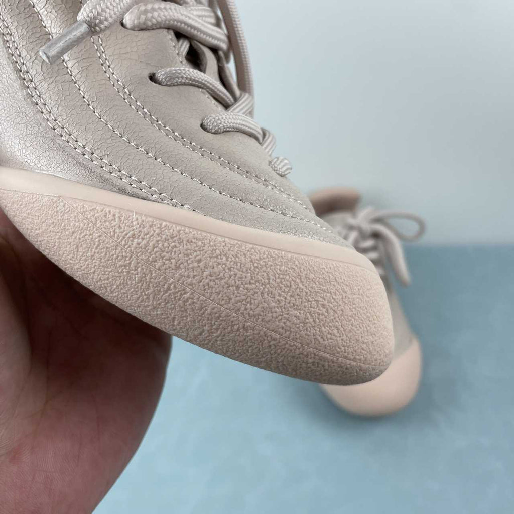 Alexander McQueen Taupe Lace-Up Sneakers