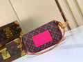 Louis Vuitton Multi Pochette Accessoires – Monogram Rose Pink Dots