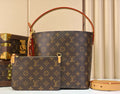 Louis Vuitton Monogram Canvas Bucket Bag with Pouch Set