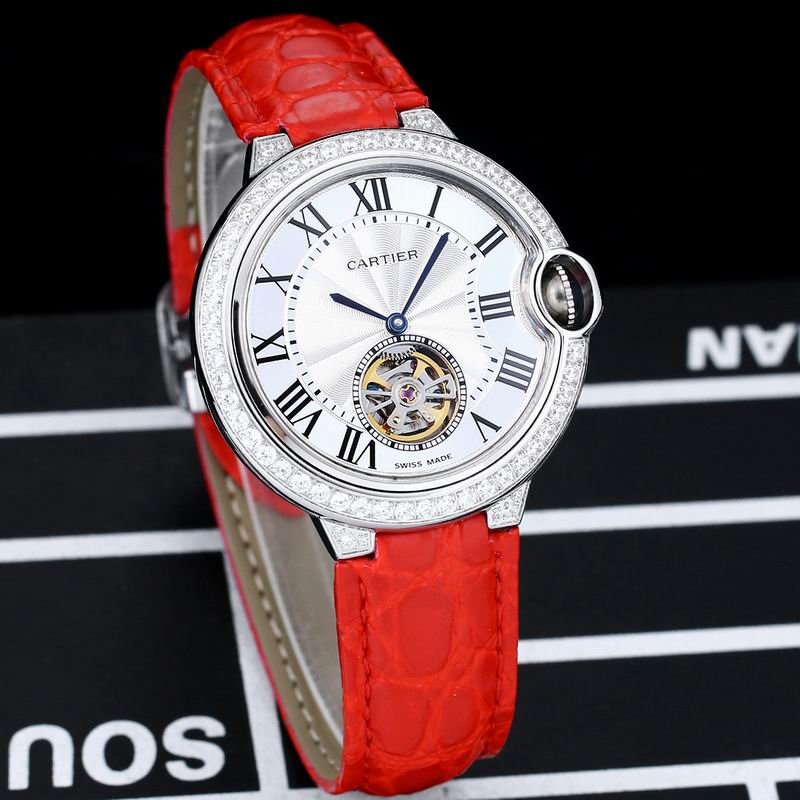 Cartier Ballon Bleu Flying Tourbillon Diamond Bezel 39mm