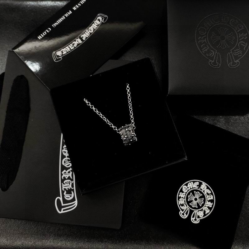 Chrome Hearts Cross Pendant Necklace – Sterling Silver