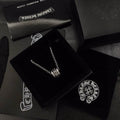Chrome Hearts Barrel Bead Chain Necklace – Sterling Silver