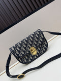 Christian Dior 30 Montaigne Bag – Blue Oblique Jacquard Canvas