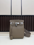 Hermès Birkin 19 – Étoupe Epsom Leather with Palladium Hardware