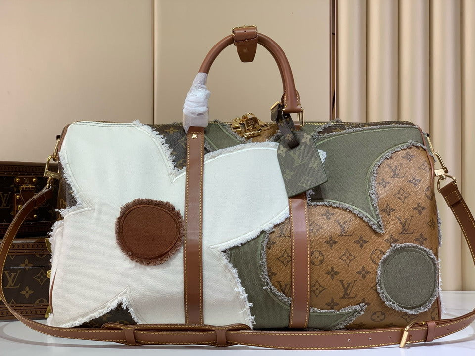 Louis Vuitton Keepall Bandoulière 50 Patchwork