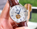 Omega Co-Axial Chronometer Watch with Brown Leather Strap