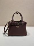 Prada Buckle Small Leather Handbag