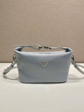 Prada Re-Edition Soft Nappa Leather Mini Bag – Ice Blue