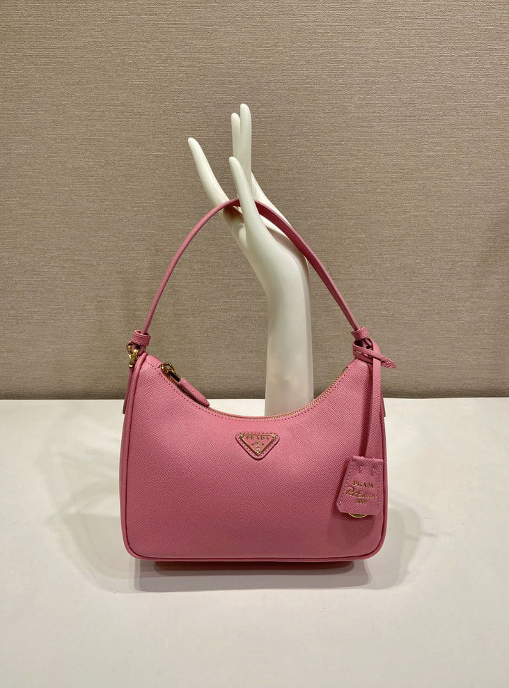 Prada Re-Edition 2000 Saffiano Leather Mini Bag – Petal Pink