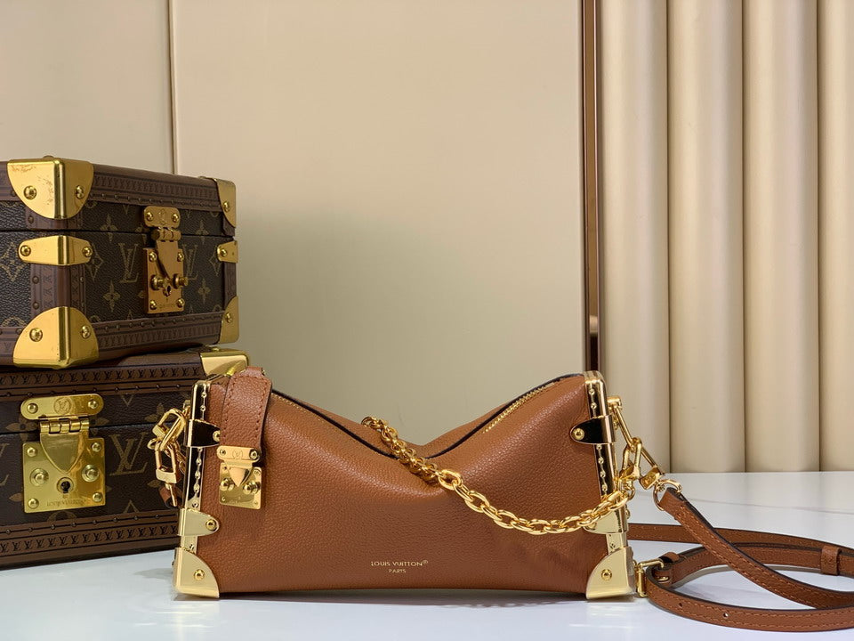 Louis Vuitton Slim Trunk Bag – Cognac Brown