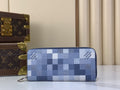 LV Zippy Wallet – Damier Pixel Blue