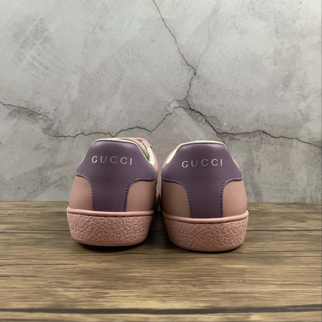 Gucci Pink & Purple Low-Top Sneakers