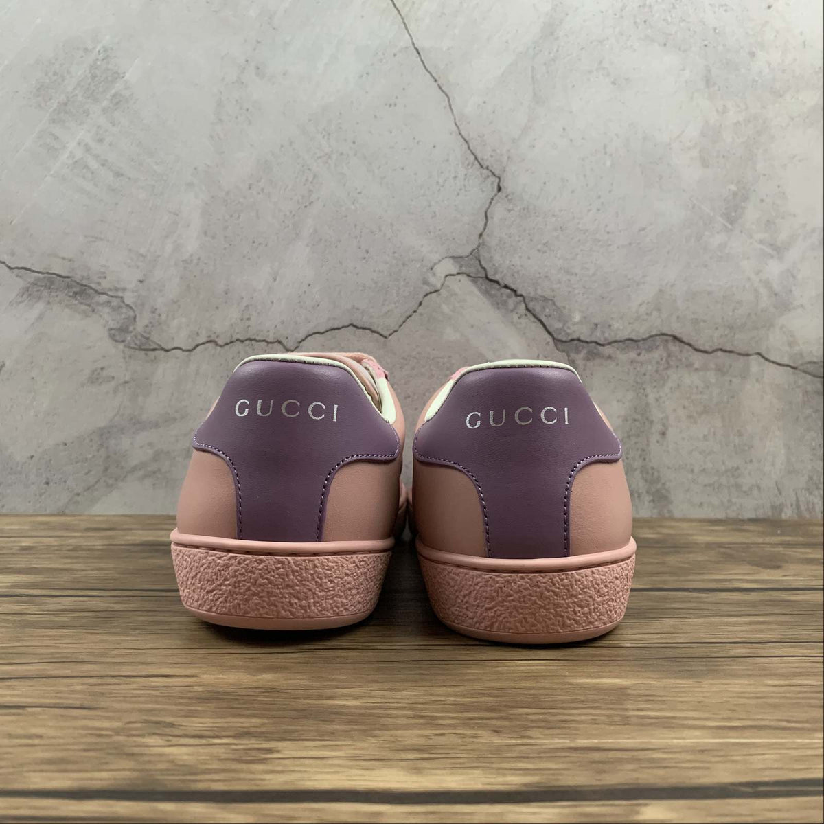 Gucci Pink & Purple Low-Top Sneakers