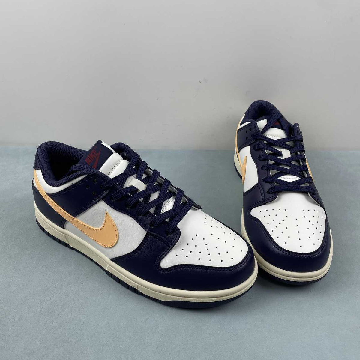 Nike Dunk Low Sneakers – Navy, White & Gold  FV8106-181